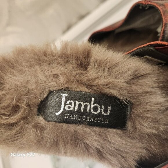 Jambu Leather "Monaco" Mules. Fur lined. NWOT. Size 6 - Picture 2 of 10